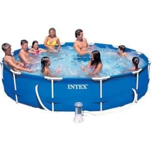 Intex Piscina Metal Frame rotonda 366x99