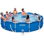 Intex Piscina Metal Frame rotonda 366x99