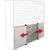 IRS Zanzariera per finestra 100x70/172x70 xm reversibile 70x100/132x100 argento