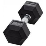 JK Fitness Manubrio Gommato Esagonale 40 kg