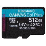 Kingston Canvas Go Plus microSD 170R A2 U3 V30 512GB