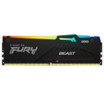 Kingston FURY Beast RGB DDR5 5200 MT/s CL36 16GB (1 x 16GB)