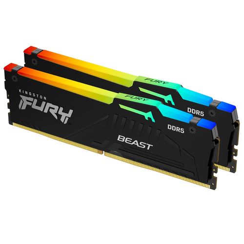 Kingston FURY Beast RGB DDR5 6000 MHz CL36 64GB (2 x 32GB)