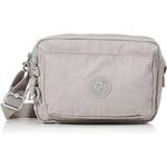Kipling Abanu Borsa Media Versatile con Tracolla Regolabile Grey