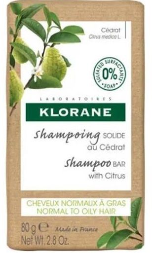 Klorane Shampoo Solido 80g Polpa di Cedro