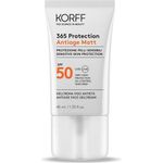 Korff 365 Protection Antiage Matt Gel Crema Viso Antietà SPF50+ 40ml