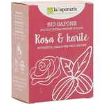 La Saponaria Sapone 100g Rosa & Burro di Karité