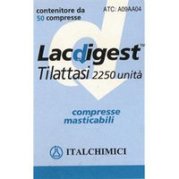 Italchimici Lacdigest 2250unità 50 compresse masticabili