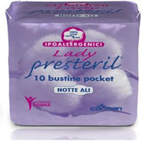 Lady Presteril Pocket Assorbenti Notte Ali 10 pezzi