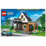 Lego City 60398 Villetta familiare e auto elettrica
