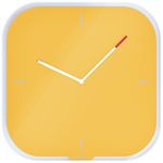 Leitz Leitz Cosy orologio da parete Giallo (90170019)