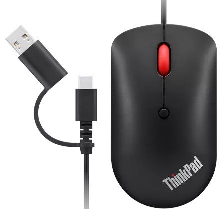 Lenovo ThinkPad USB-C Wired Compact Mouse 4Y51D20850