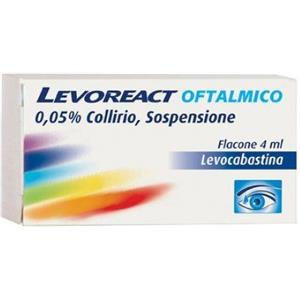 Johnson & Johnson Levoreact oftalmico collirio 4ml 0,5mg