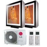 LG ArtCool Gallery dual split 9000+9000 btu