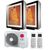 LG ArtCool Gallery dual split 9000+9000 btu