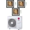 LG ArtCool Gallery trial split 9000+9000+9000 btu