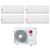 LG Libero Smart quadri split 9000+9000+9000+12000 btu