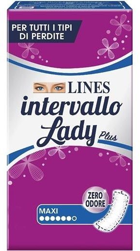 Lines Intervallo Lady Plus Maxi Proteggislip 22 pezzi