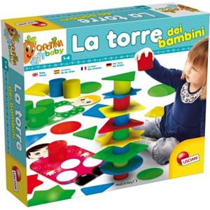 Lisciani Carotina Baby - Lavagna musicale interattiva animali - Suoni animali e filastrocche - Libro parlante, attività motorie, giocattolo sensoriale, idea regalo nascita
