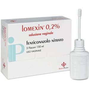 Recordati Lomexin 0.2% soluzione vaginale 5 flaconi 150ml