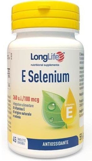 LongLife E Selenium Antiossidante Tavolette 45 tavolette