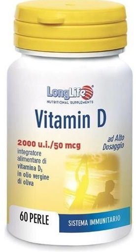 LongLife Vitamin D 2000 UI Perle 60 perle
