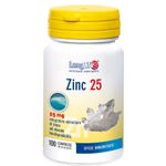 LongLife Zinc 25mg 100 compresse