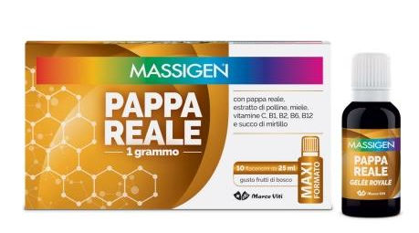 Massigen Pappa Reale Flaconcini 10 flaconcini