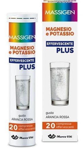 Massigen Magnesio e Potassio Plus Effervescente 20 compresse