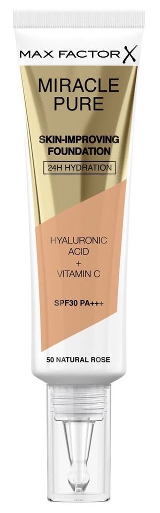 Max Factor Miracle Pure Fondotinta 50 Natural Rose