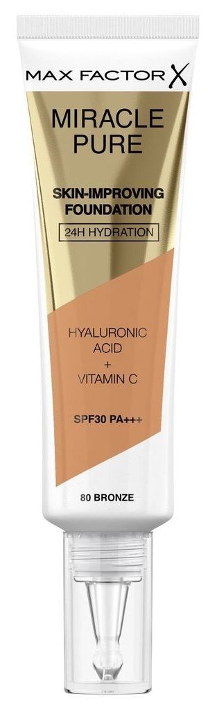 Max Factor Miracle Pure Fondotinta 80 Bronze