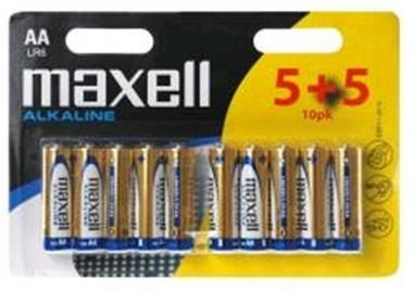 Maxell Alkaline AA 10 pz