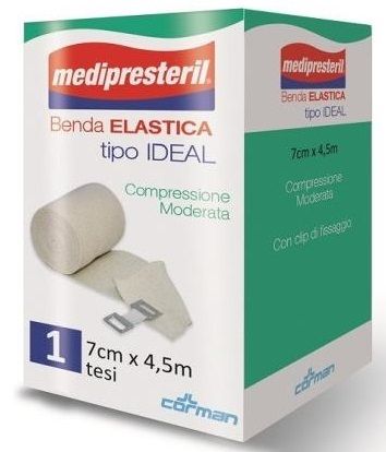 Medipresteril Benda Elastica Ideal Compressione Moderata 7cmX4.5m