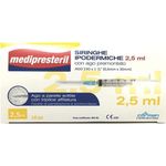 Medipresteril Siringhe Ipodermiche con Ago 2.5ml