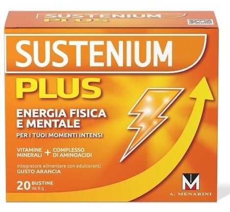 Menarini Sustenium Plus Energia Fisica e Mentale 20 Bustine Arancia