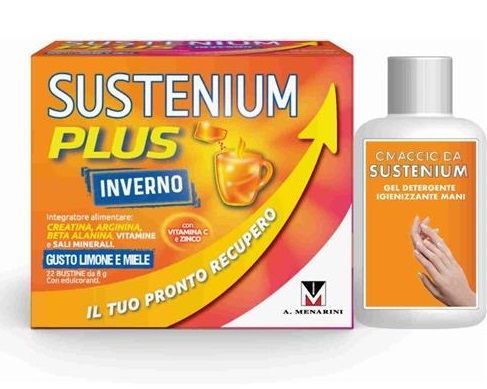 Menarini Sustenium Plus Inverno Buste + Igienizzante 22 buste