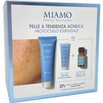 Miamo Protocollo Essenziale Pelle a Tendenza Acneica Crema + Acido Esfoliante + Gel