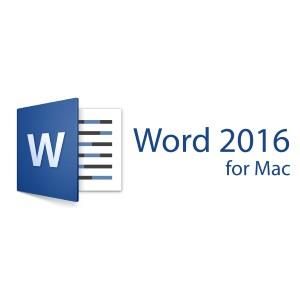 Microsoft Word 2016 for Mac