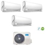 Midea BreezeleSS+ trial split 12000+12000+12000 btu