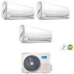 Midea BreezeleSS+ trial split 9000+9000+9000 btu