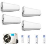 Midea BreezeleSS quadri split 9000+9000+12000+12000 btu
