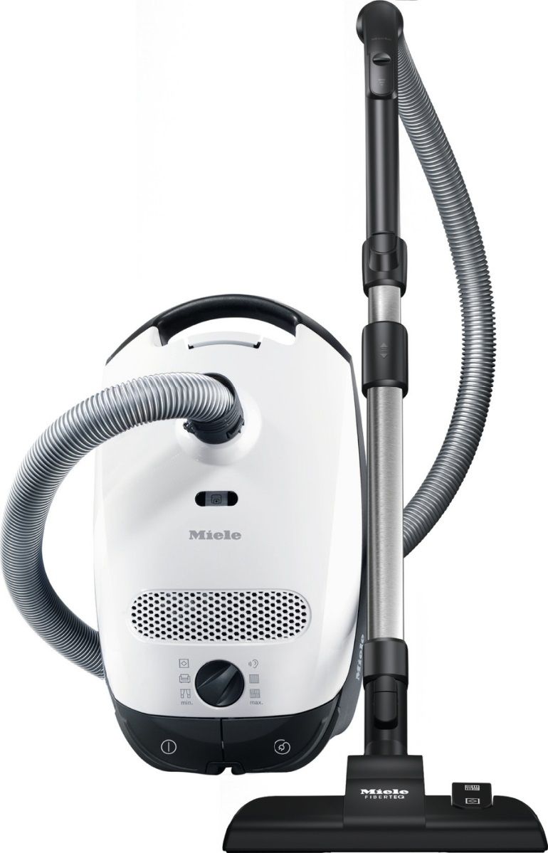 MIELE - Aspirapolvere a Traino Classic C1 Flex - SBAF5 con Sacco Capacità  4,5 Litri Potenza 800 Watt Filtro AirClean Colore Bianco Loto - ePrice