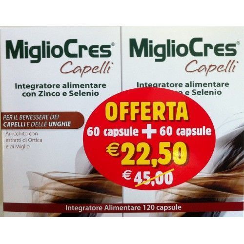 MiglioCres Capelli Capsule 120 capsule