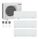 Mitsubishi Kirigamine Zen trial split 7000+12000+15000 btu