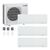 Mitsubishi Kirigamine Zen trial split 7000+12000+15000 btu