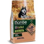 Monge BWild Grain Free All Breeds Adult Cane (Salmone e Piselli) - secco 12Kg