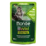 Monge BWild Grain Free Sterilised Adult Gatto (Cinghiale) - umido 85g
