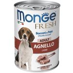 Monge Fresh Bocconi in Patè Adult Cane (Agnello) - umido 400g