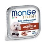 Monge Fresh Paté con Bocconcini Adult Cane (Agnello) - umido 100g