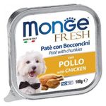 Monge Fresh Patè con Bocconcini Adult Cane (Pollo) - umido 100g